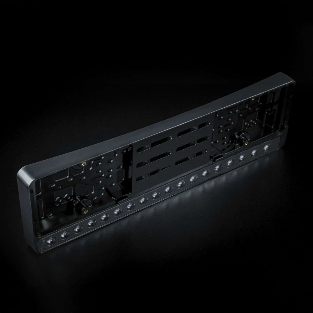 Držák SPZ s LED osvětlením Strands E-LINE BLACK, 9-36V, 100W, 9000Lm