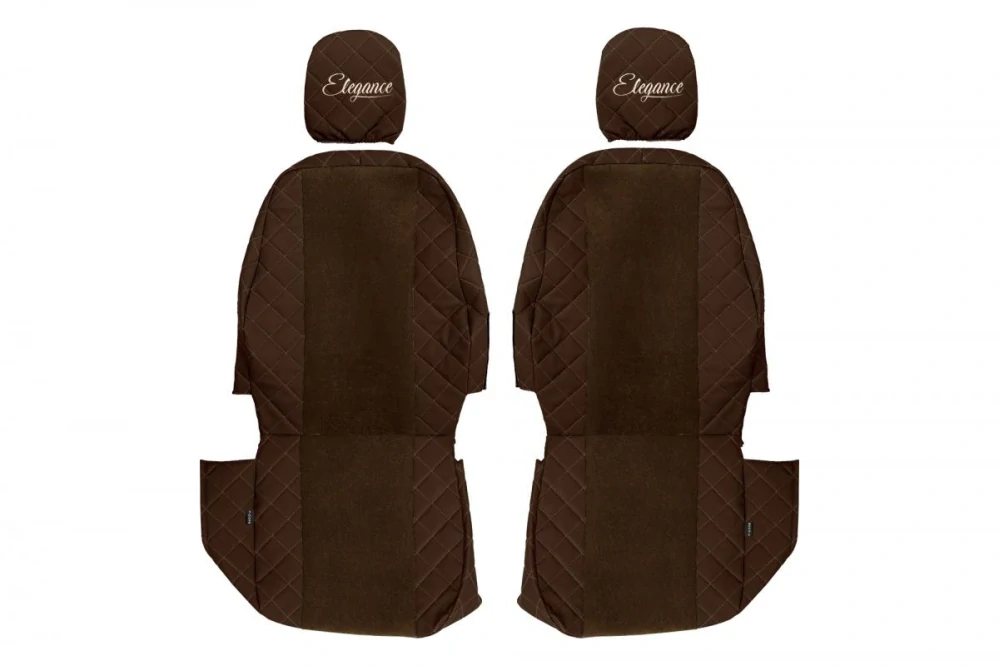 Potahy sedadel (1+1) - Elegance Q, FIAT DUCATO III (01.2014-12.2023) & PEUGEOT BOXER III (01.2014-12.2023) & CITROEN JUMPER III (01.2014-12.2023) - Sedadlo pro jednoho cestujícího 1+1