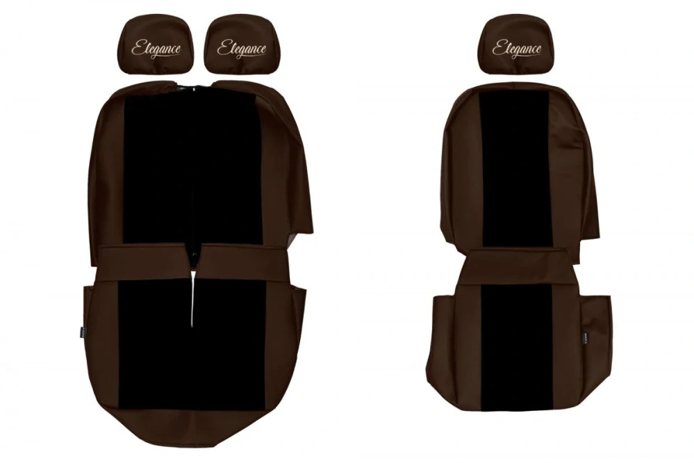 Potahy sedadel (1+2) - Elegance S, RENAULT TRAFIC II (01.2001-02.2014) & OPEL VIVARO I (01.2001-02.2014) & NISSAN PRIMASTAR (01.2001-02.2014) - Dvojité sedadlo spolujezdce 1+2