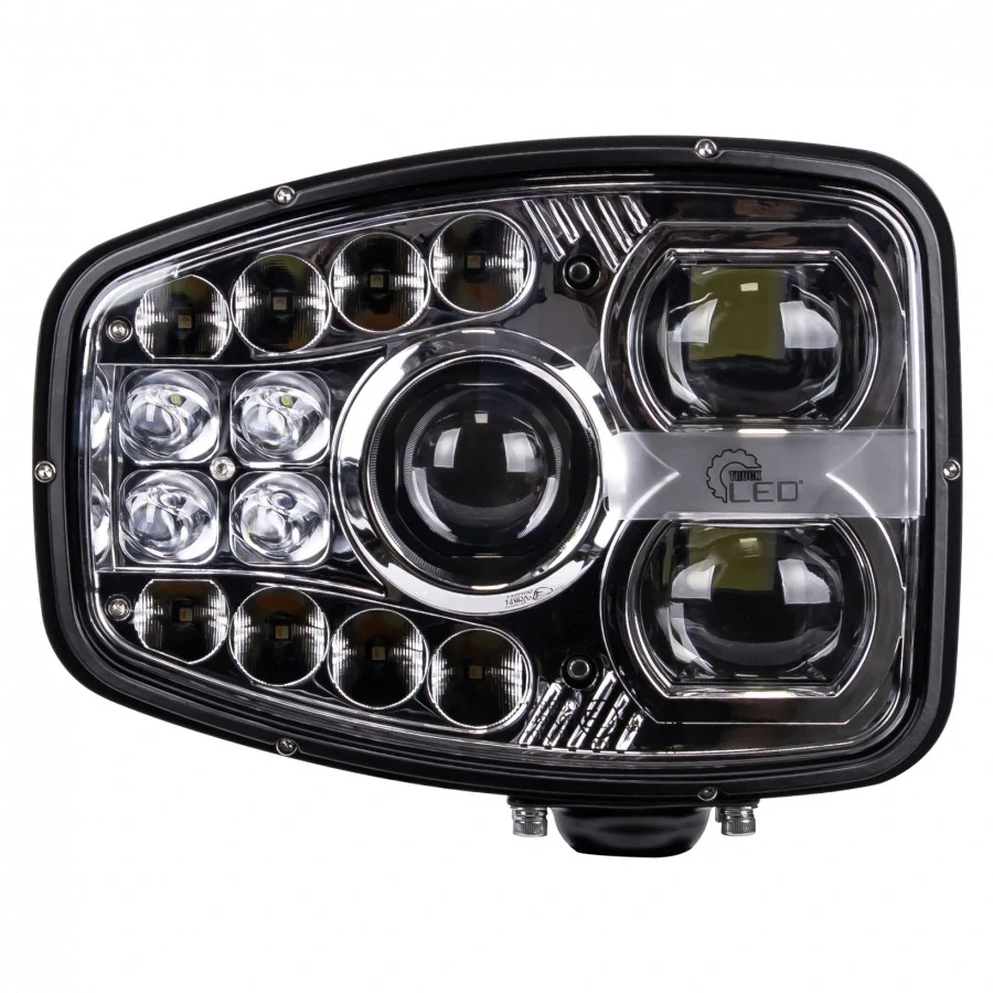 Kombinované LED světlo 12/24V, R148 R149, pluh, bagr, traktor - Pravé