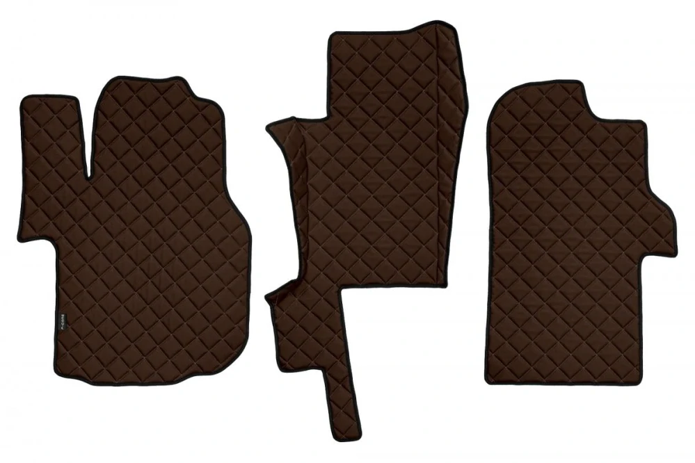 Celoplošné koberečky - prošívané ECO-Leather, MAN TGE (01.2017-04.2024) & VOLKSWAGEN CRAFTER II (10.2016-04.2024) & VOLKSWAGEN CRAFTER II (04.2024-) & MAN TGE (04.2024-)