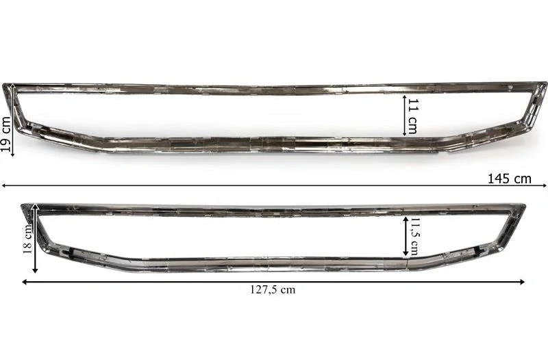 Nerezové rámečky masky Vovlo FH4