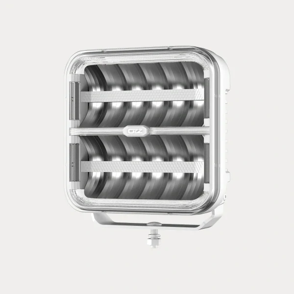 OZZ SQR 9" LED Dálkový světlomet 228,6mm, s pozičním světlem, strobo, 21000lm, ECE R10, 9-32V, 240W, bílé