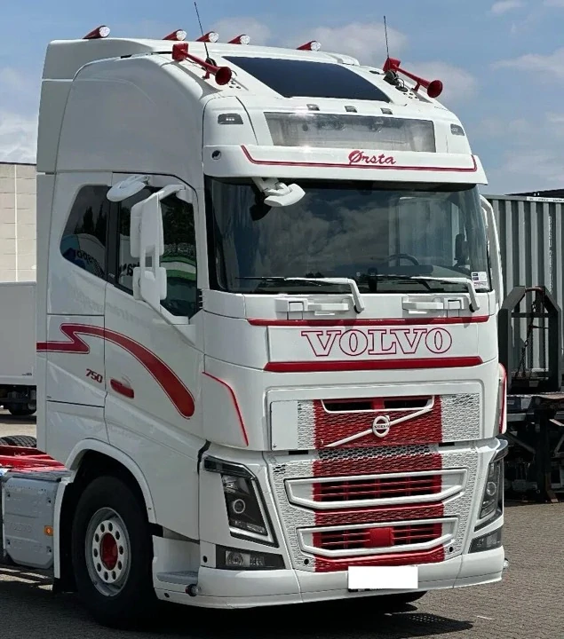 Střešní a zakabinové spoilery pro VOLVO FH4/5 TANDEM Globetrotter XL