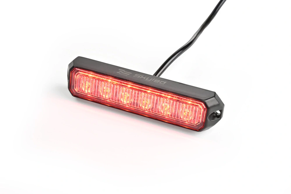 Výstražné světlo Skyled (30x129) R65, R10, SAE - červené