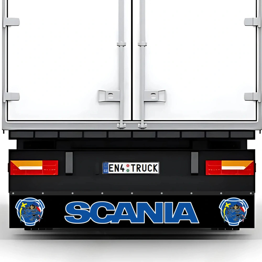 Zástěrka Scania návěsová 2400x350 černá s griffinem