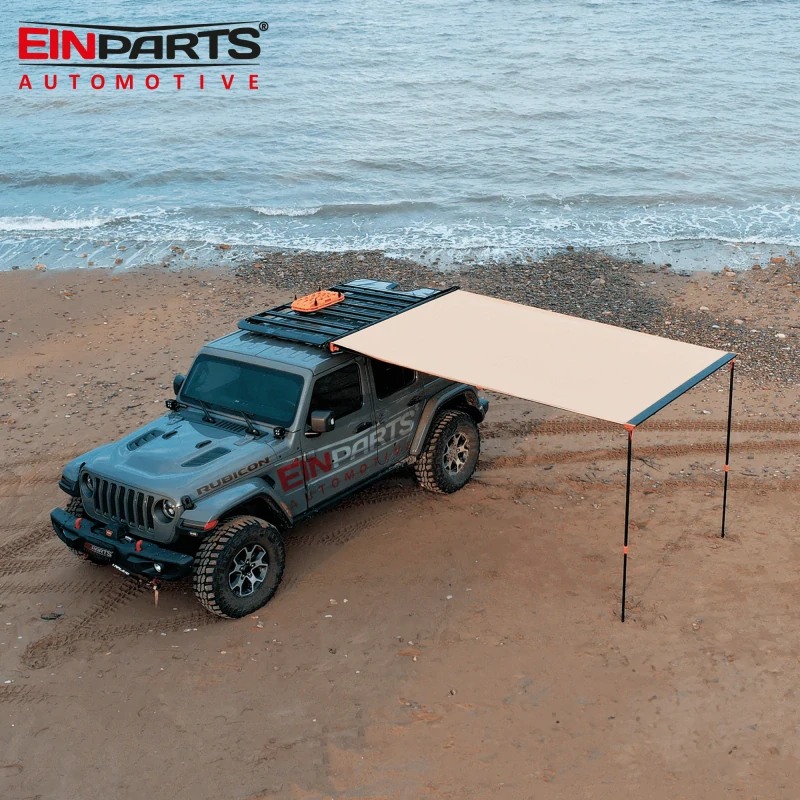 Střešní markýza EinParts EPTENT01 200 × 300 cm – boční markýza na SUV, off-road a dodávky