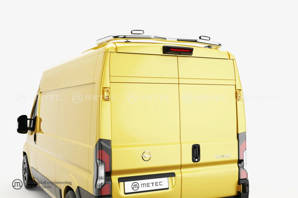 Zadní nerezový rám, Fiat Ducato 24-, Opel Movano 22-, Citroen Jumper 24-, Toyota Proace Max 24-, Peugeot Boxer 24-