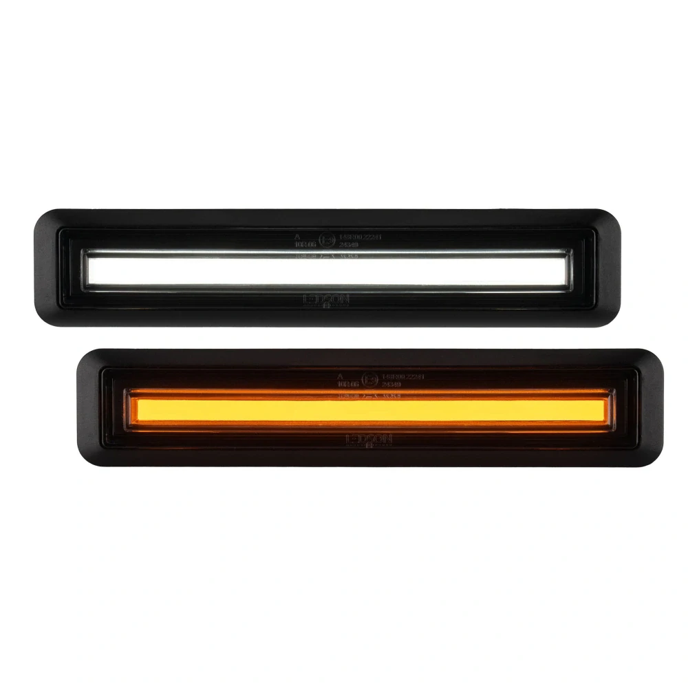 LED poziční světlo Ledson Optoline NGR+, bílé/oranžové - Konektor Scania