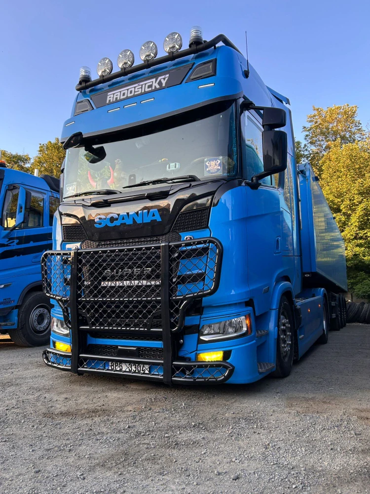 Sluneční clona TK prohnutá Scania NTG 2017+, hloubka 39cm