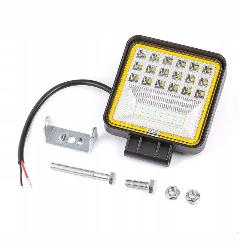 LED pracovní světlo 10V-30V, 45W s oranžovým pozičním světlem