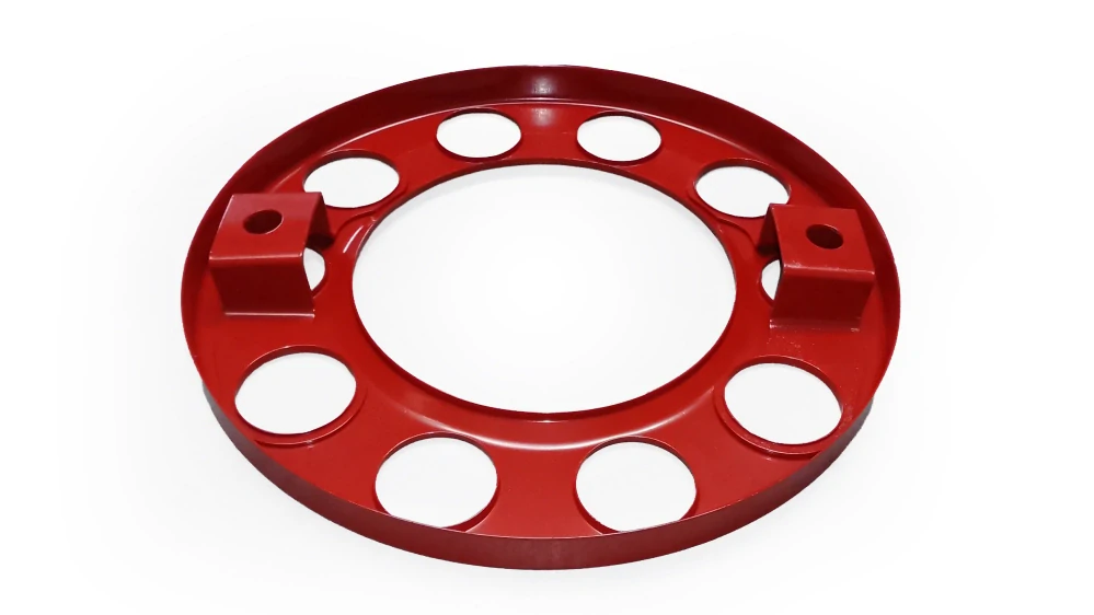 Kryt kola 22,5" červený, 10 děr, PCD 335mm