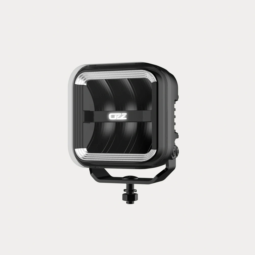 Přídavný reflektor OZZ SQR 5" (127mm), poziční světlo, 10-32V, 5200lm, 90W, ECE R148, R149 - černý
