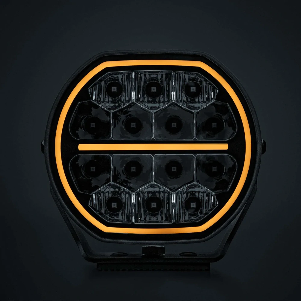LED reflektor Strands Big energy 2.0 7", s pozičním světlem, 10-32V, 105W, 10000lm, černý