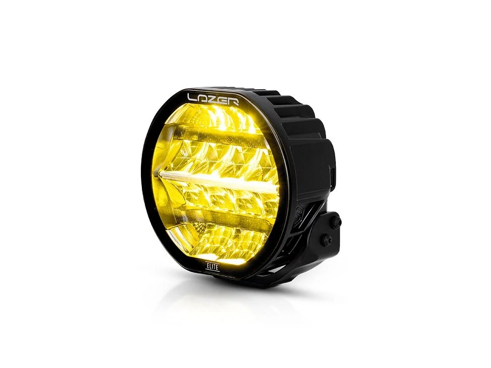 LED přídavné světlo LAZER SENTINEL ŽLUTÝ 7" (178MM), s pozičním světlem, 9600lm, 10-32V, ECE R10