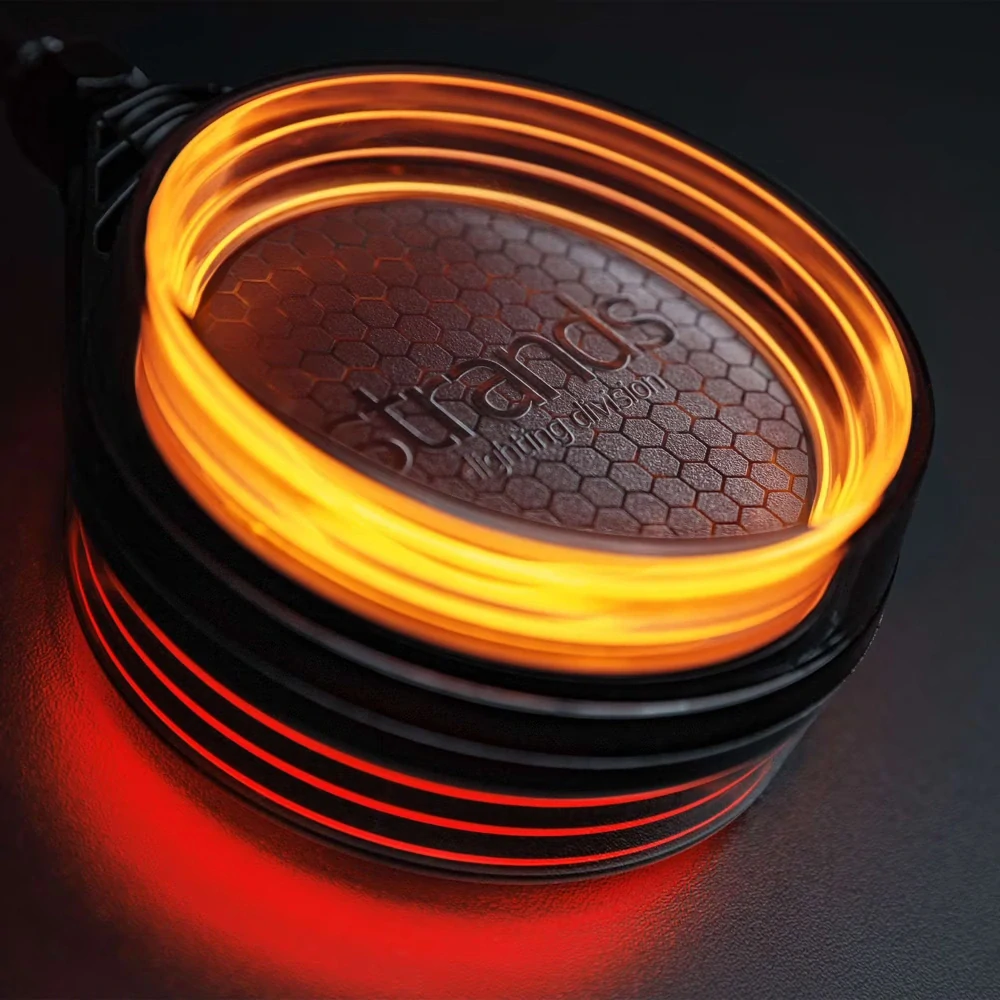 LED světlo Strands FOR9T „Spanish“ – 3 funkce, kouřové sklo
