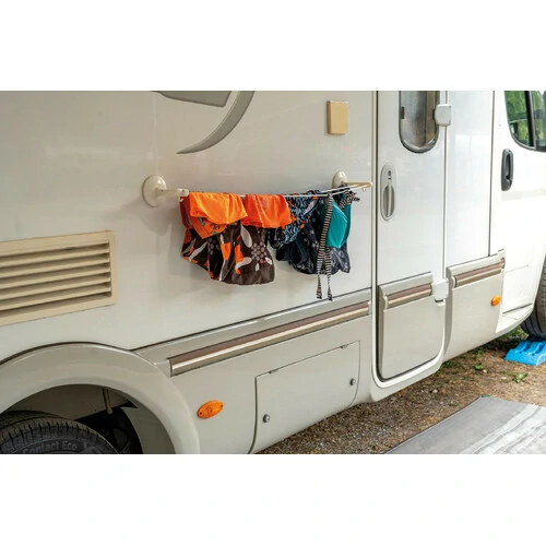 Šňůra na prádlo s přísavkami - 90x3 cm