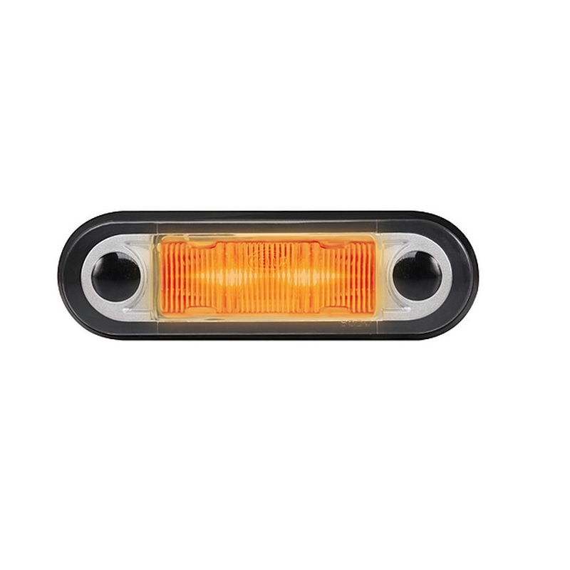 Obrysové LED světlo Hella oranžové (25,9x79mm) se dvěmi LED moduly(typ KELSA)