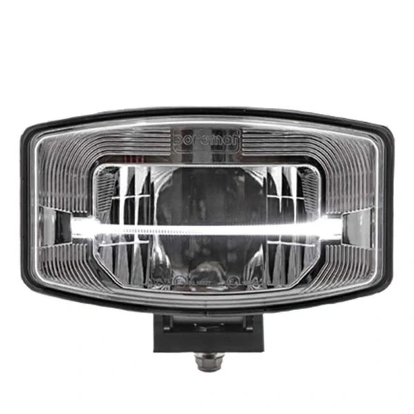 Boreman LED dálkový světlomet s pozičním světlem, 12/24V, IP67K, Brilliant Silver