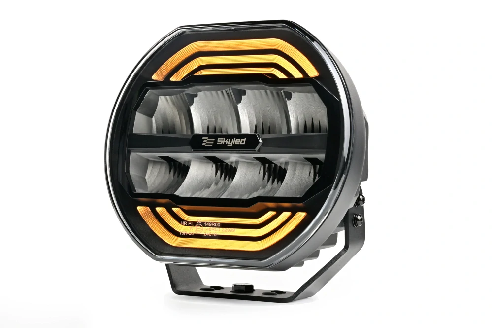 LED přídavný reflektor Skyled Galax 9x - 9" s pozičním světlem, 9-32V, 14000lm, ECE R10, R148, R149