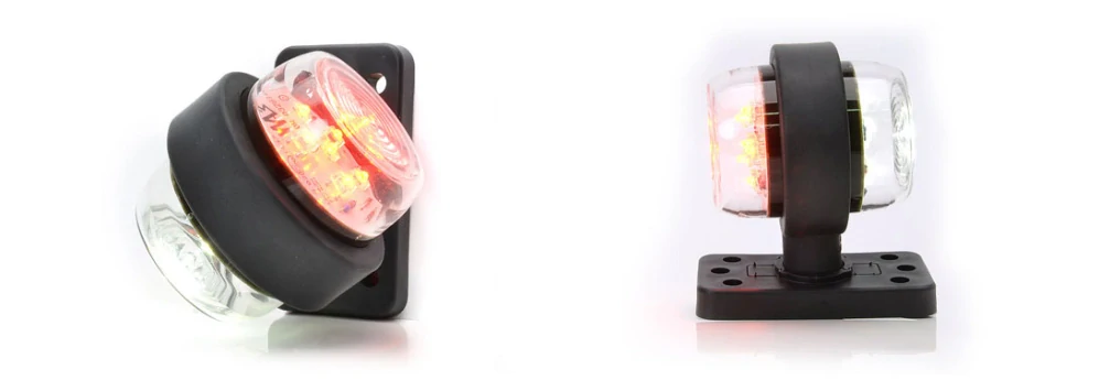 LED obrysová lampa Was, 6LED, čiré, 12/24V, "Gylle"