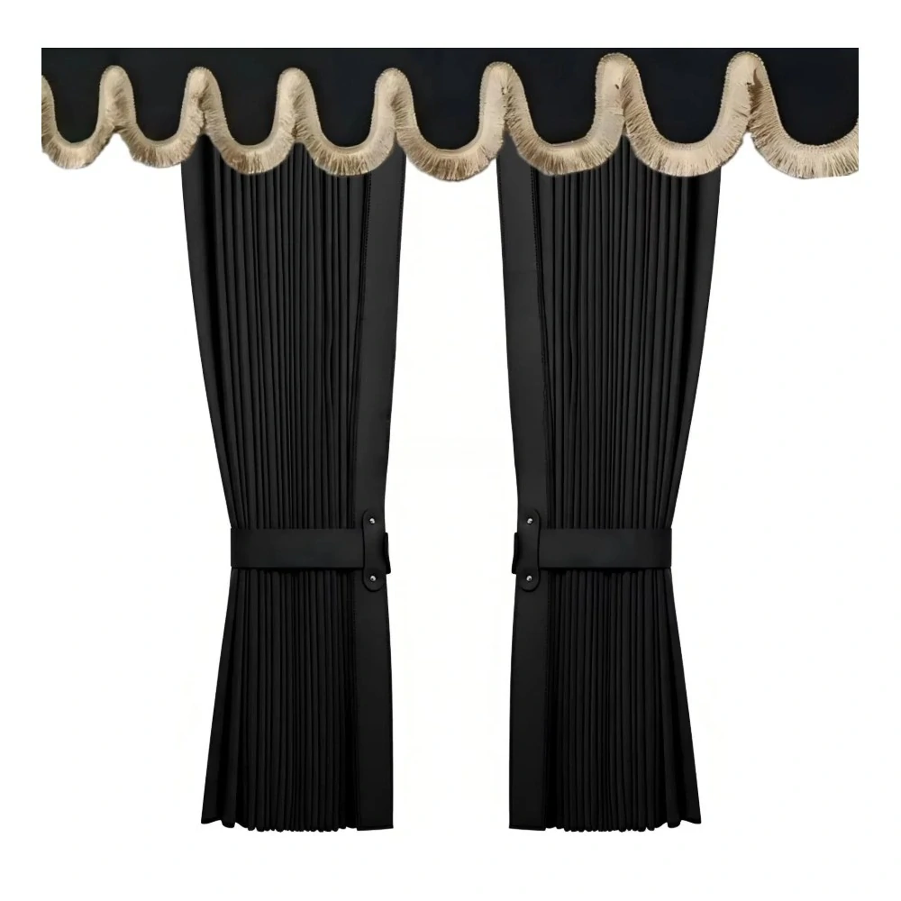 Prémiové boční závěsy do kamionu 240 × 90 cm – Scania, Volvo, DAF, Mercedes-Benz - Černé