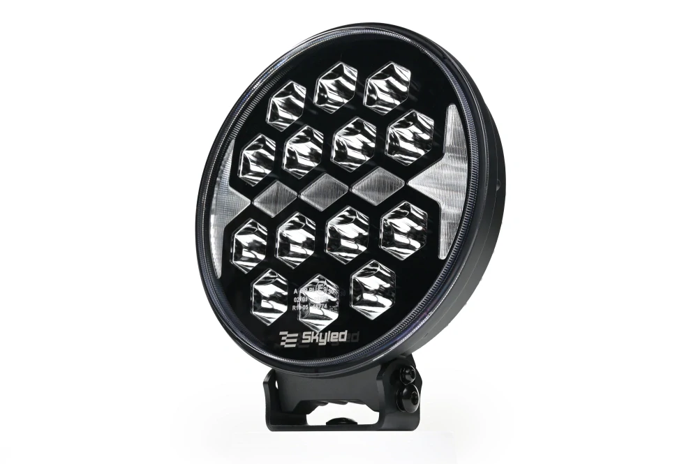 Přídavný dálkový LED světlomet SKYLED HERO 9X, 220mm, 14000lm, 100W, bílá/oranžová pozička