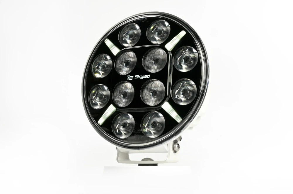 LED světlomet Skyled Jupiter 9X+" s pozičním světlem, 9-36V, 120W, 13000lm, Boost, bílý
