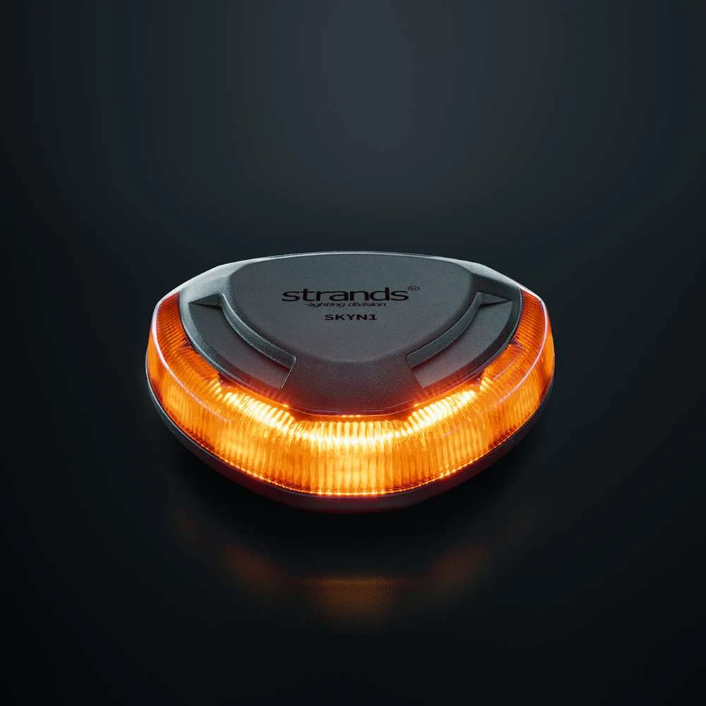 LED maják Strands SKYN1 SKYLORD EXP, povrchová montáž, 30 W, 10-32V, 8 vzorů, IP69K, ECE R65 Class 2