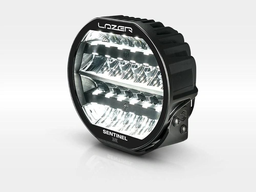 LED světlo Lazer Sentinel 9″ Elite, 15232 Lm, 145 W, dosvit 742 m, 10-32V, homologace, černé