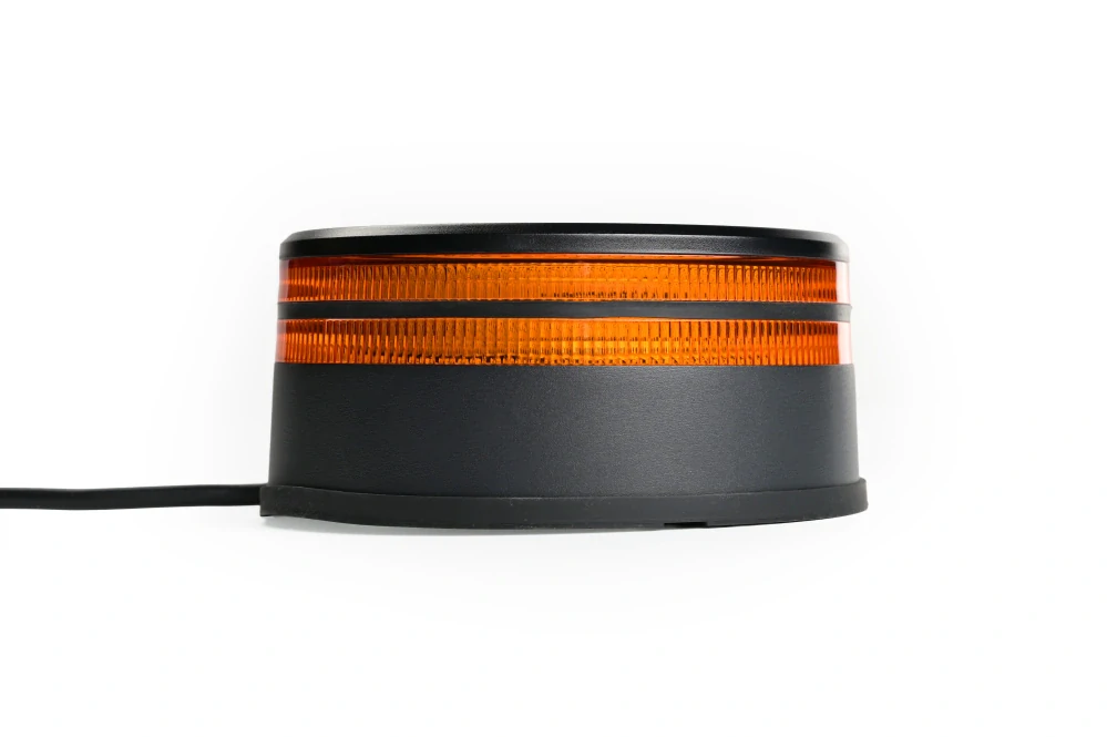 LED maják SKYLED SK-LED Revolution 10–30 V, 50 LED, oranžový, 7 režimů, R65, IP67, Ø 153 mm, výška 69 mm