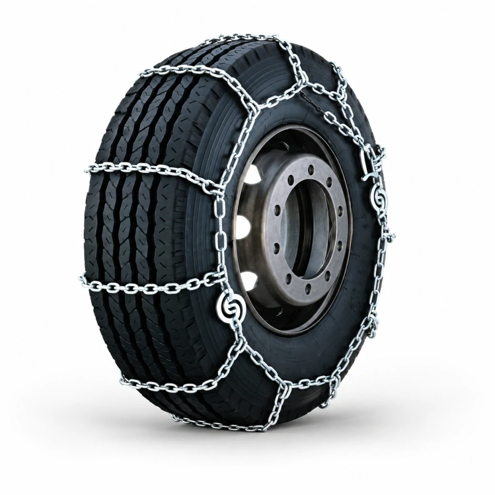 295/60 R22,5 – Sněhové řetězy ALASKA Type D, žebříkové, 7 mm