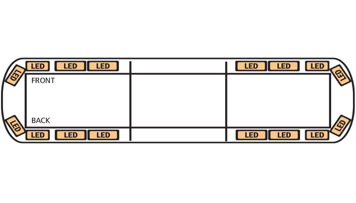 Majáková rampa ECCO series 13 / 1000mm- Čirá