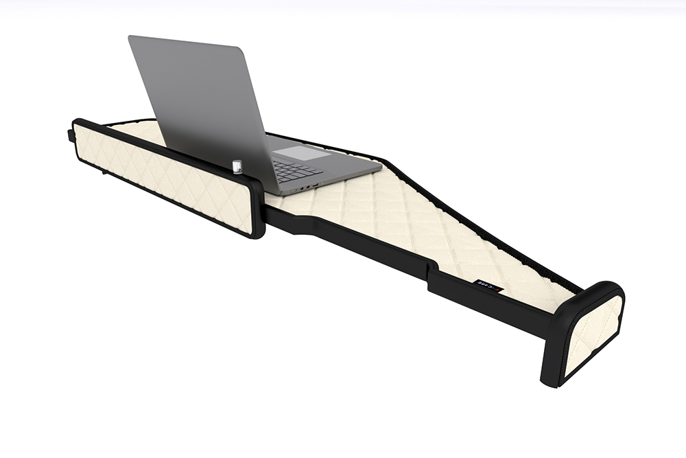 Polička dlouhá + LED - Elegance, MERCEDES ACTROS MP4 (01.2011-  2019) (Kab. Šířka 230cm)- champagne