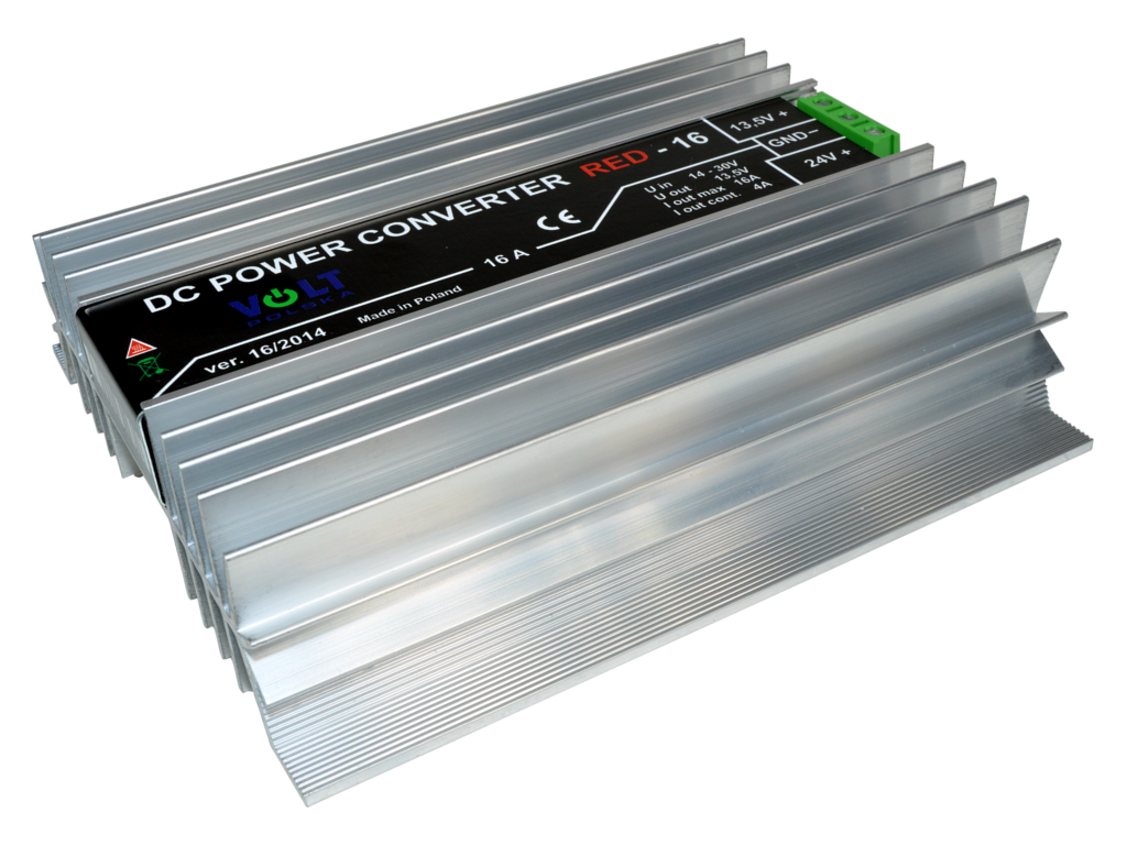 Měnič napětí DC/DC 24/12V RED-16A