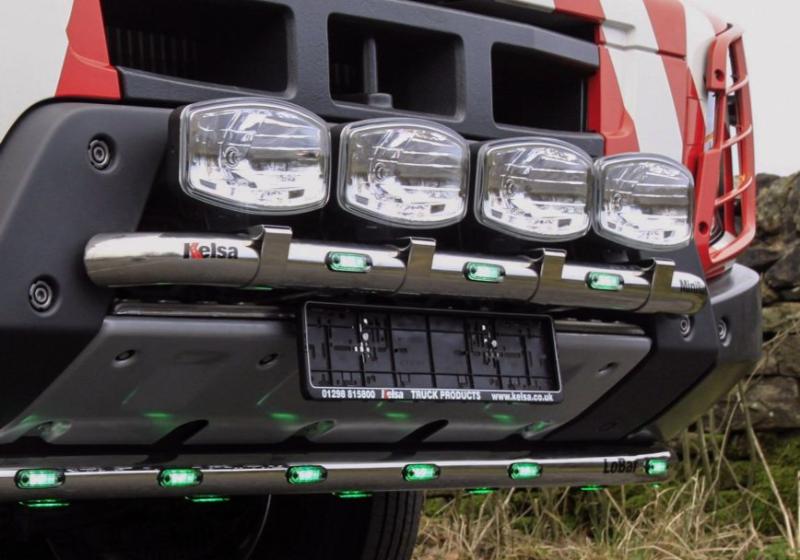 Přední nerezový rám Kelsa MiniBar pro  Volvo Euro 6 FMX Day Cab