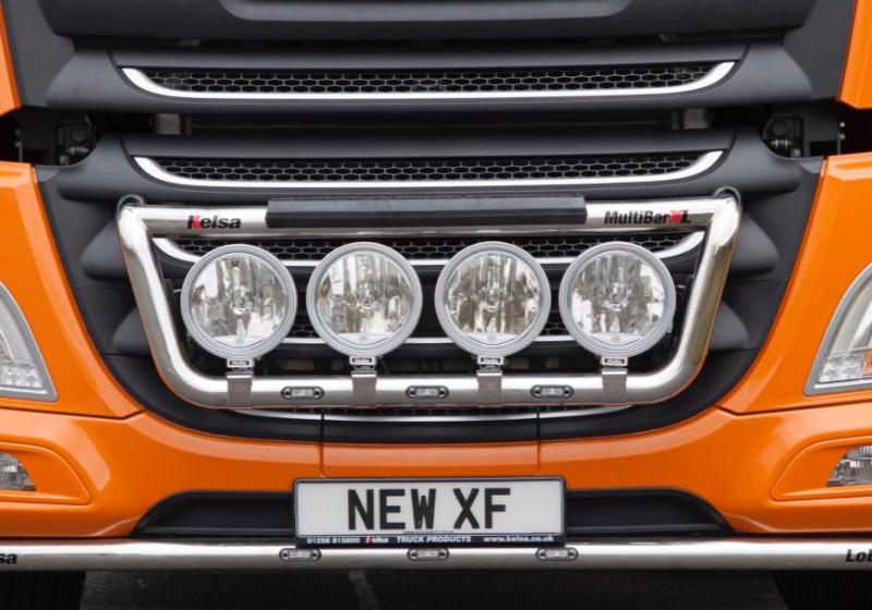 Přední nerezový rám Kelsa MultiBarXL pro DAF XF106 Facelift Superspace