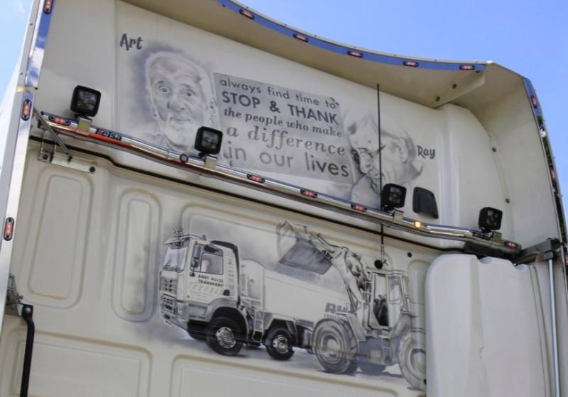 Zadní nerezový rám Kelsa BakBar pro  DAF XF106 Superspace, Spacecab | XF106 Facelift Superspace, Spacecab