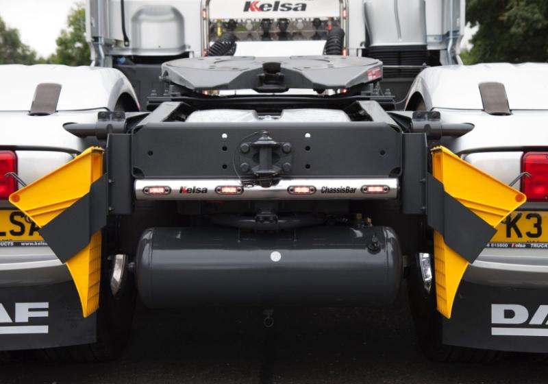 Zadní nerezový rám Kelsa ChassisBar pro  DAF XF106 Superspace, Spacecab | XF106 Facelift Superspace, spacecab