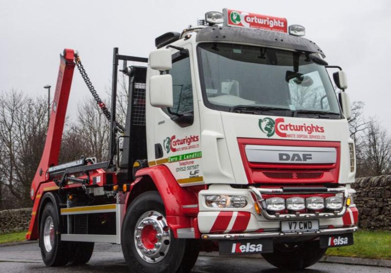 Přední nerezový rám Kelsa MultiBar 18T pro  DAF LF Euro6 45/55 se sluneční clonou