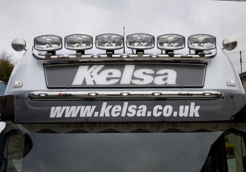 Nerezový rám Kelsa VisorBar pro Mercedes Actros 2012-on Gigaspace