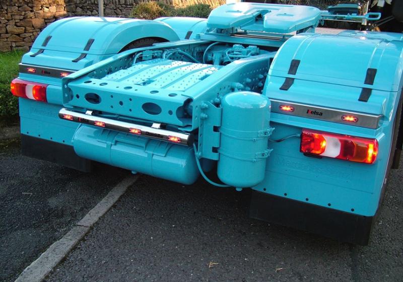 Zadní nerezový rám Kelsa ChassisBar pro  Mercedes Actros 2012-on Gigaspace