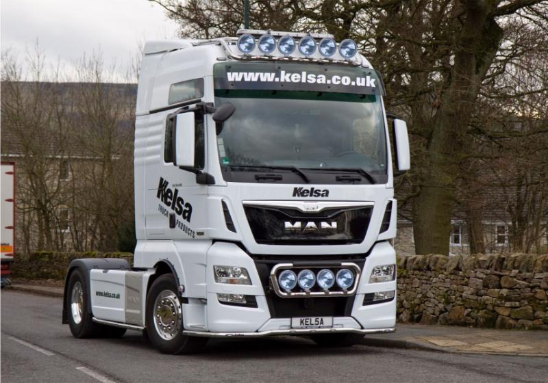Střešní nerezový rám Kelsa HiBar pro Man TGX XXL | TGX Euro6 XXL