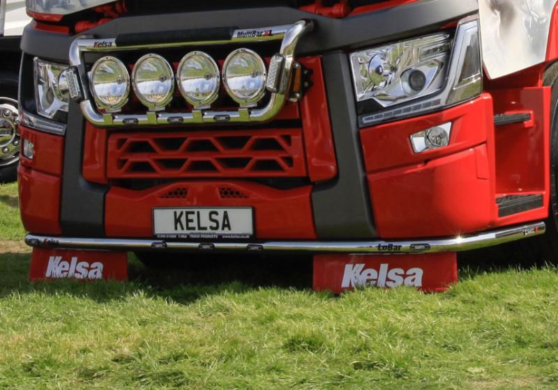 Nerezový rám pod nárazník Kelsa LoBar pro Renault T Range Long Haul Sleeper