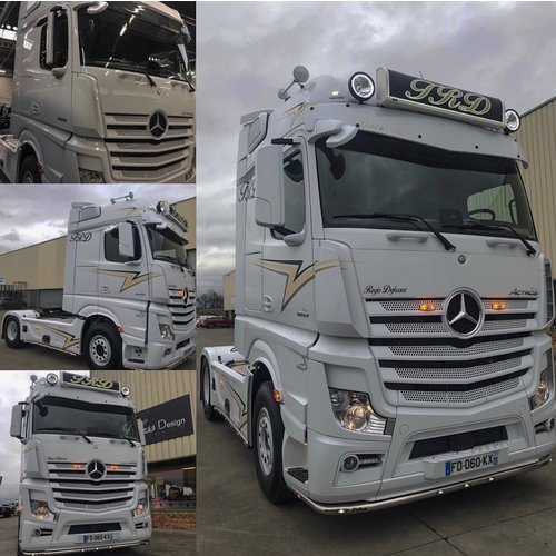 Sluneční clona Mercedes-Benz Actros MP4 a MP5