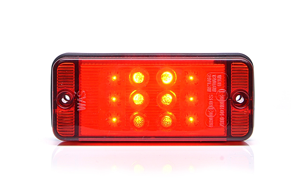 LED Lampa brzdových světel WAŚ, 12V-24V, ECE, IP 66/68, univerzální