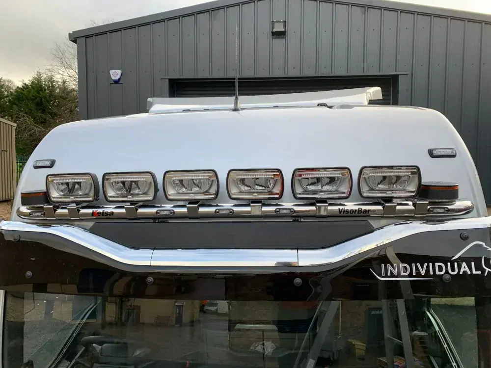Střešní nerezový rám Kelsa HiBar visor mounted rovný pro Man TG3 2020- GX