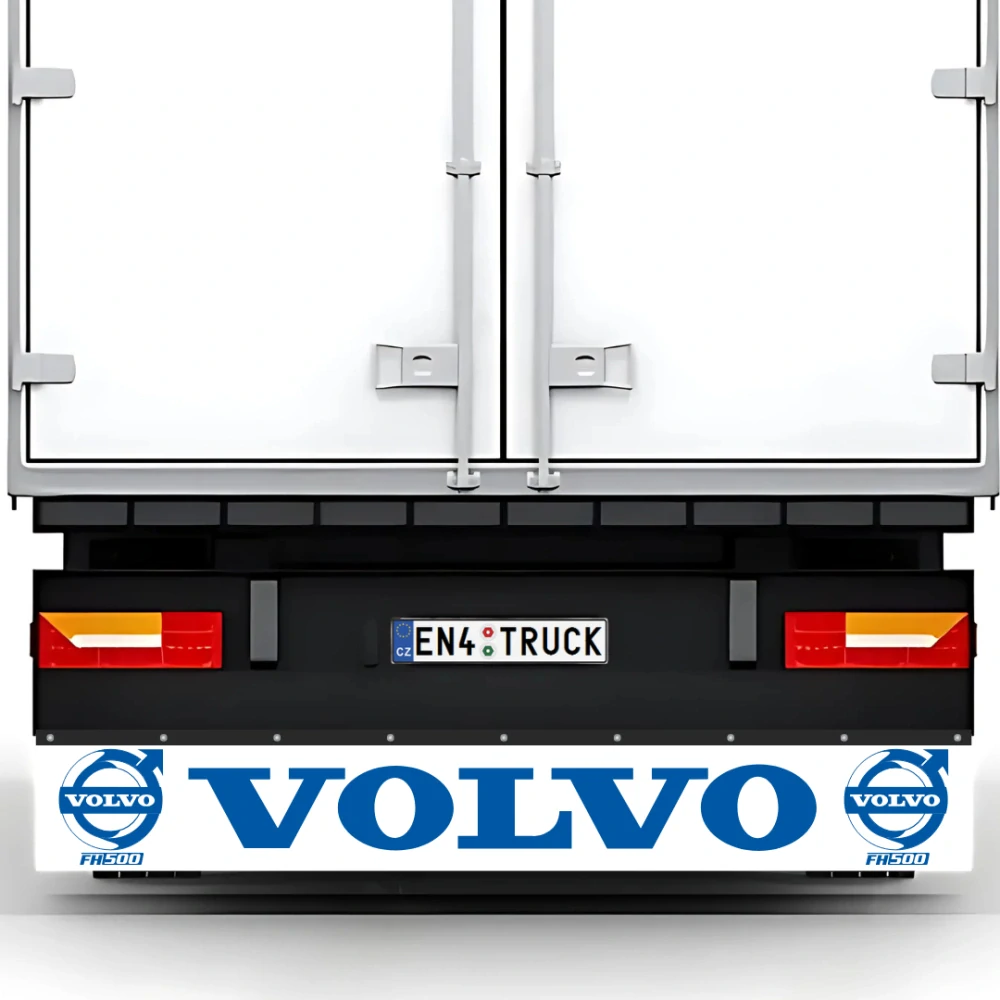 Zástěrka Volvo FH500 2400x350 mm bílá s modrým logem