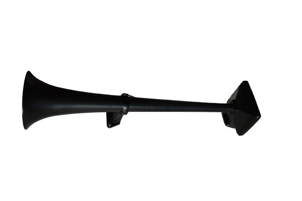 Kulatá vzduchová houkačka - Fanfára Hadley 22" / 48cm- Černá