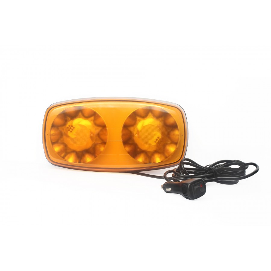 Mimi LED majáková rampa 12- 24V, 305 mm, 84 LED, 38W, ECE R65, ECE R10, magnet